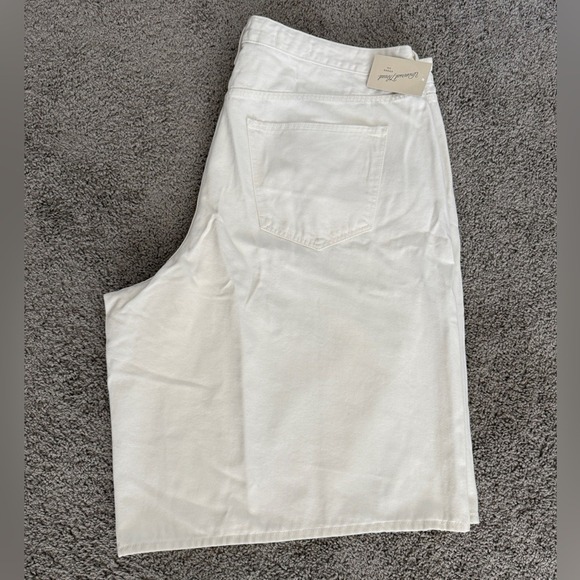 Universal Thread Mens High Rise Long Shorts Cream Plus Size 24 Denim Casual NWOT - Picture 3 of 11